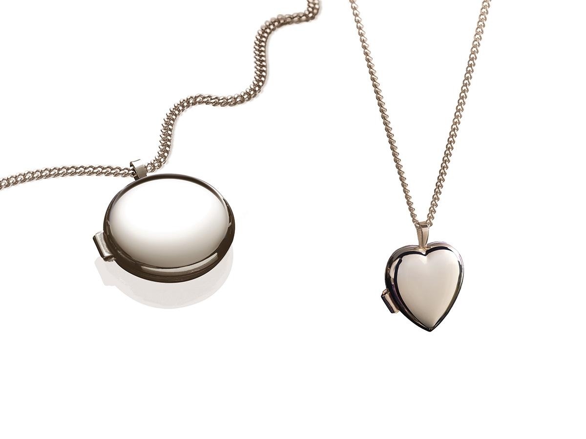 Recollections Silver Locket Necklace For Ashes Memorial Jewellery